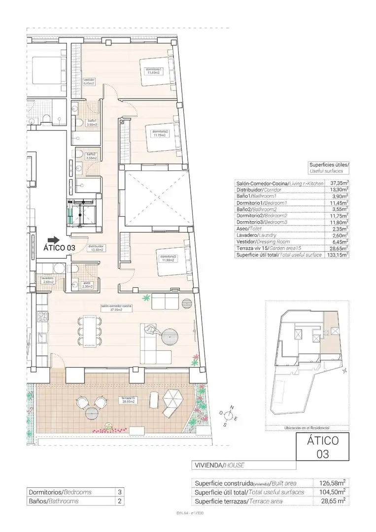 Apartment with terrace for sale in Hondón de las Nieves / El Fondó de les Neus, imagen 35