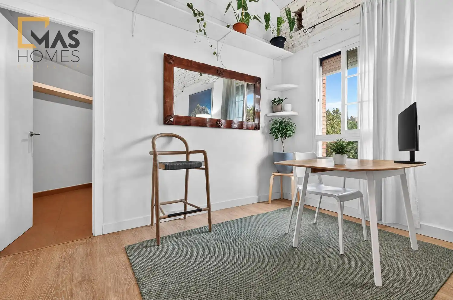 Dining room of Attic for sale in Barcelona  with Furnished and Balcony
