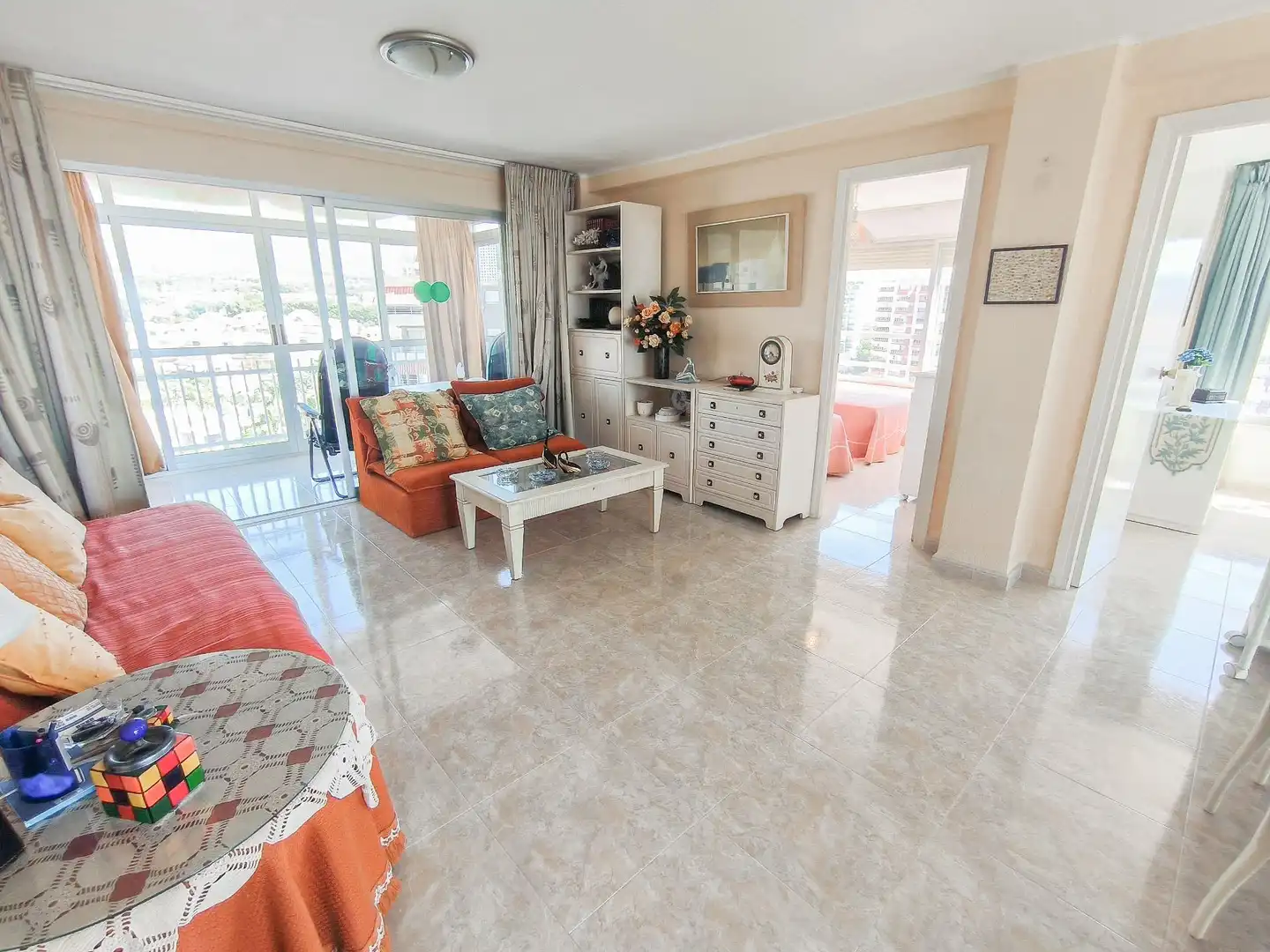 Living room of Flat for sale in Benidorm  with Private garden, Terrace and Furnished