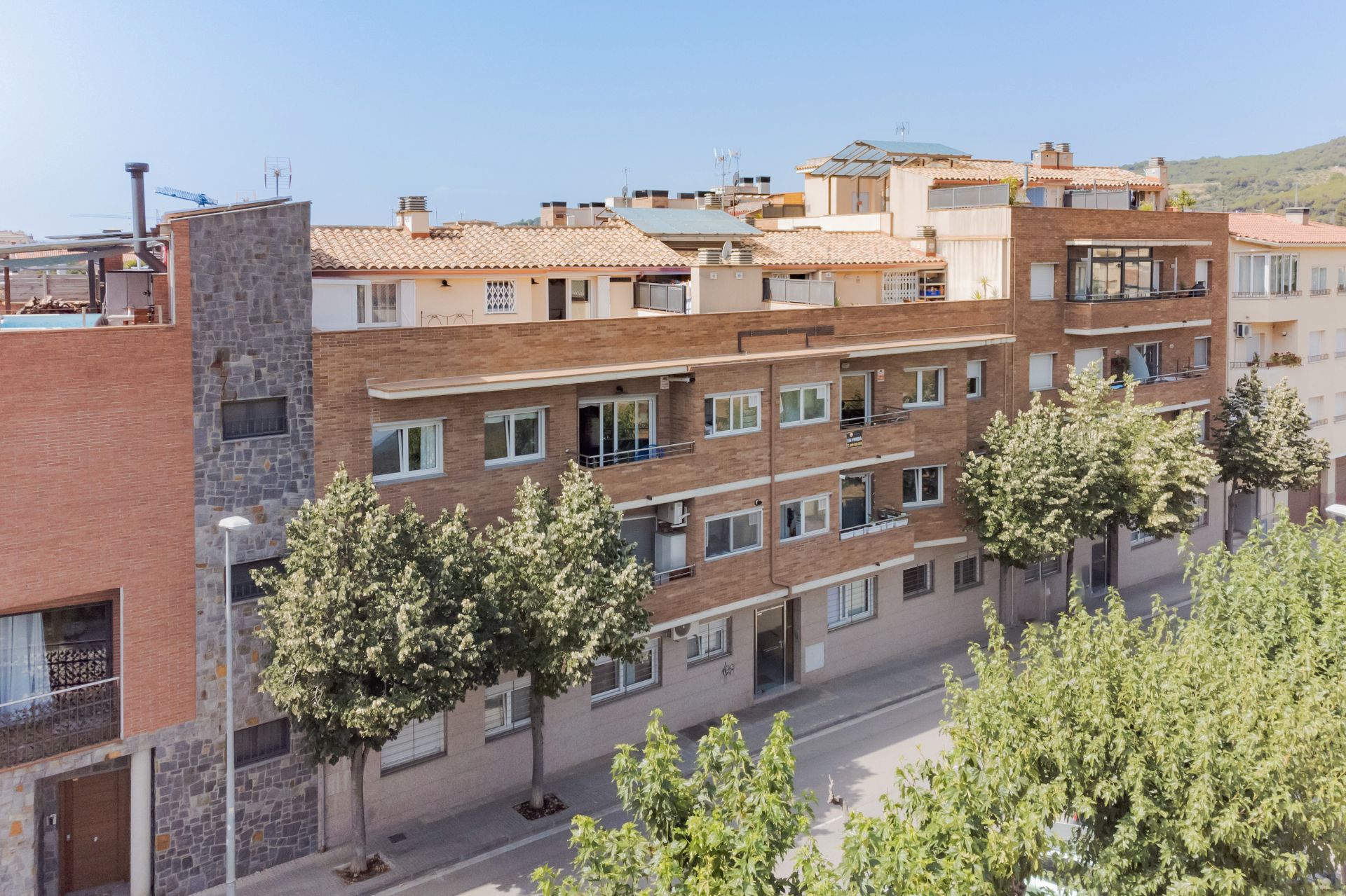 Exterior view of Flat for sale in La Garriga  with Air Conditioner, Heating and Parquet flooring