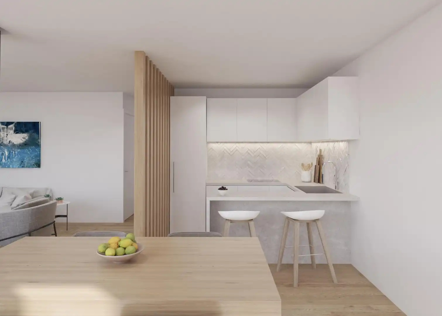 Cocina de Apartamento en venta en Capdepera con Aire acondicionado, Calefacción y Trastero