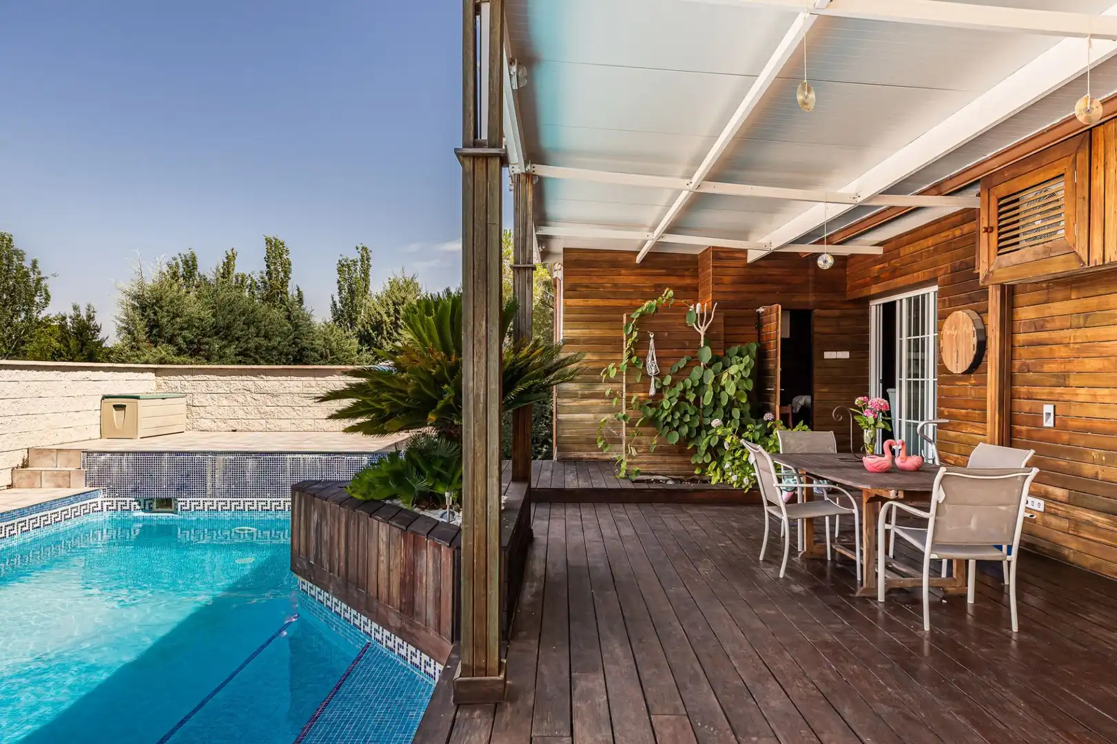 Terrassa de Casa o xalet en venda en Nuevo Baztán amb Aire condicionat, Calefacció i Jardí privat