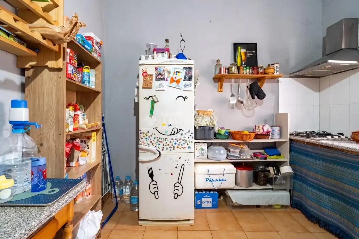 Cuina de Casa adosada en venda en Órgiva amb Aire condicionat, Terrassa i Moblat