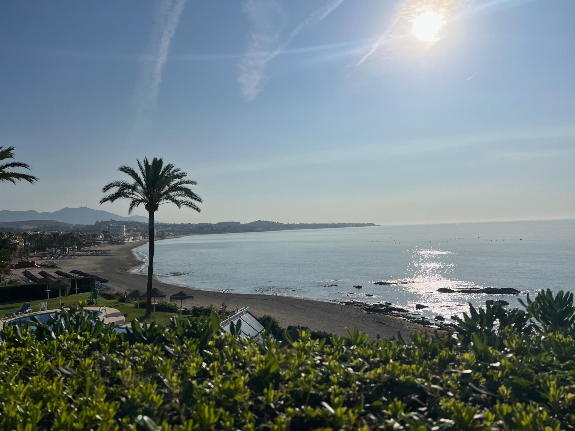 Vista exterior de Planta baixa de lloguer en Mijas amb Terrassa