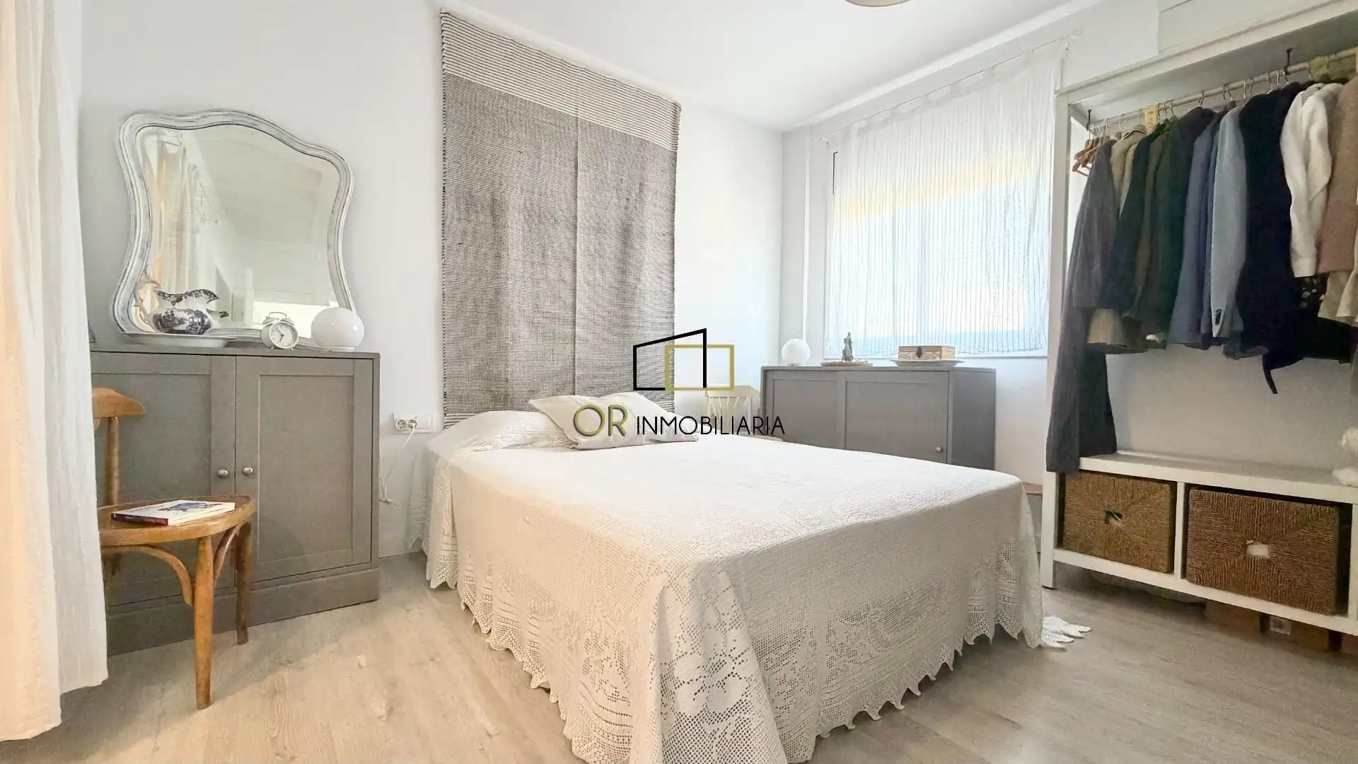 Bedroom of Flat for sale in Vilanova i la Geltrú  with Heating, Parquet flooring and Terrace