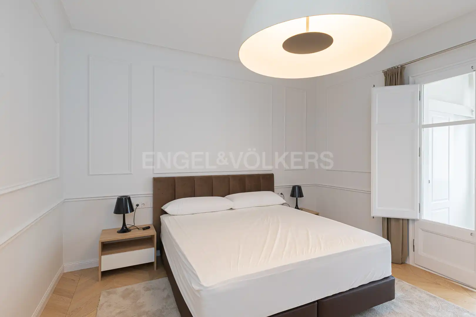 Bedroom of Flat for rent in Barcelona  with Air Conditioner, Heating and Parquet flooring