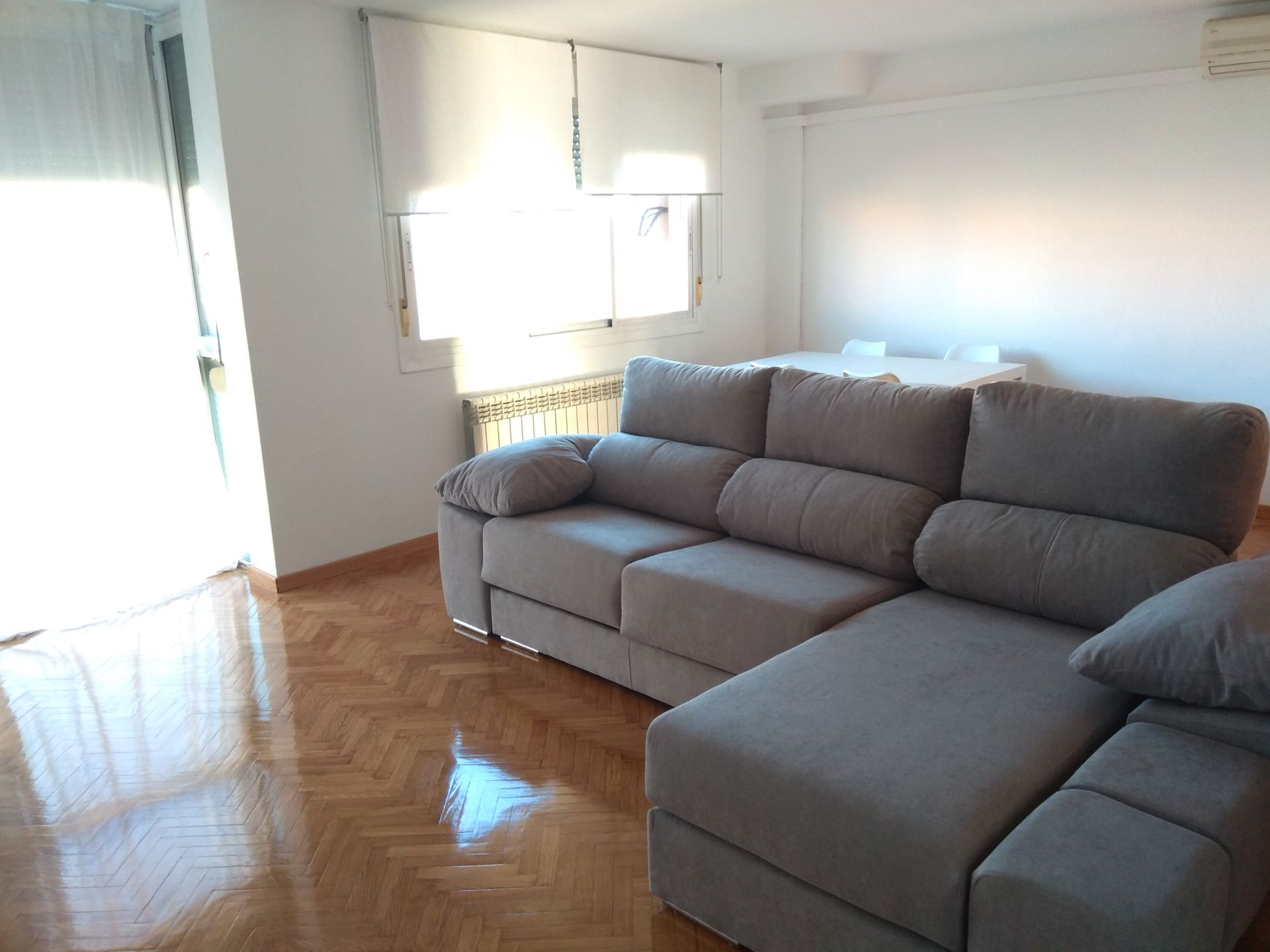 Living room of Flat to rent in  Madrid Capital  with Heating, Terrace and Furnished