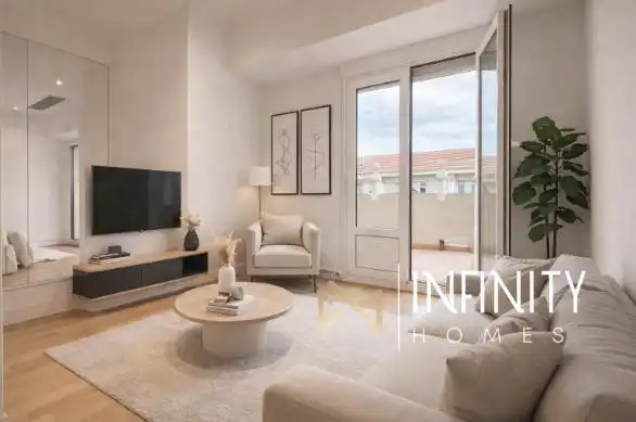 Sala de estar de Piso en venta en Bilbao  con Calefacción, Terraza y Balcón