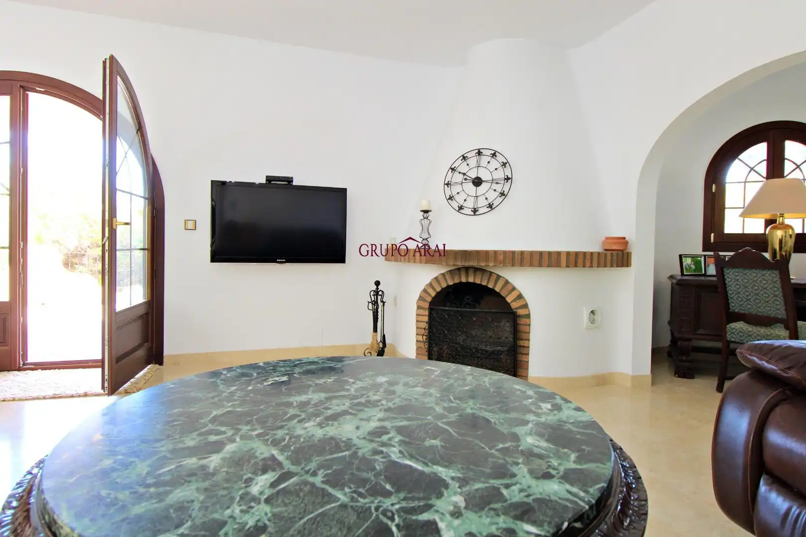 Sala de estar de Casa o chalet en venta en Altea con Calefacción, Jardín privado y Terraza