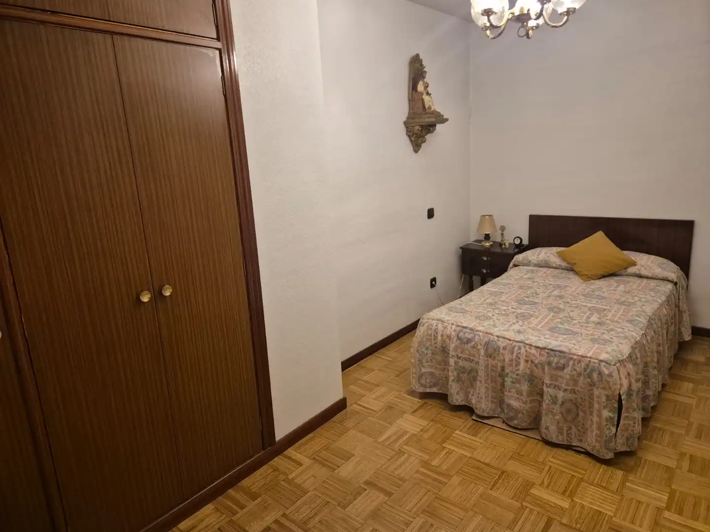 Bedroom of Flat for sale in Palencia  with Heating, Parquet flooring and Terrace