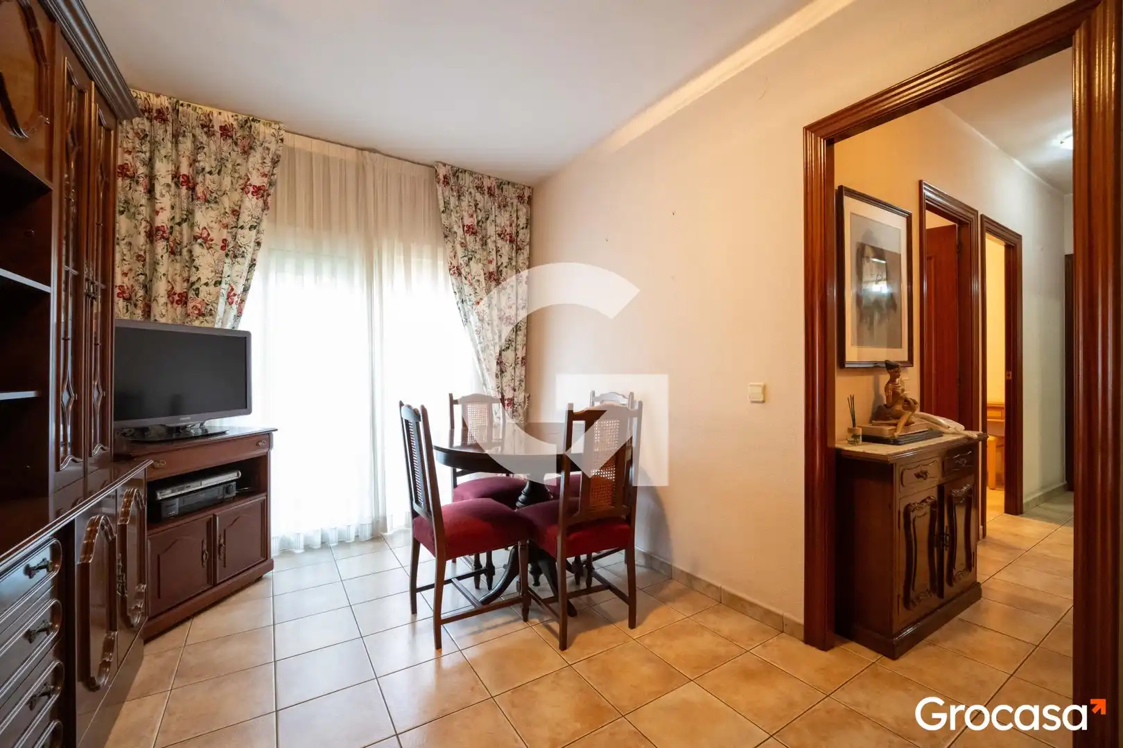 Living room of Flat for sale in Mataró  with Heating, Oven and TV