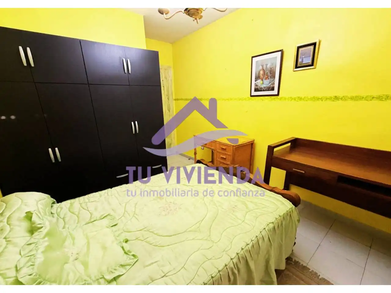 Bedroom of Flat for rent in Saldaña  with Heating and Furnished