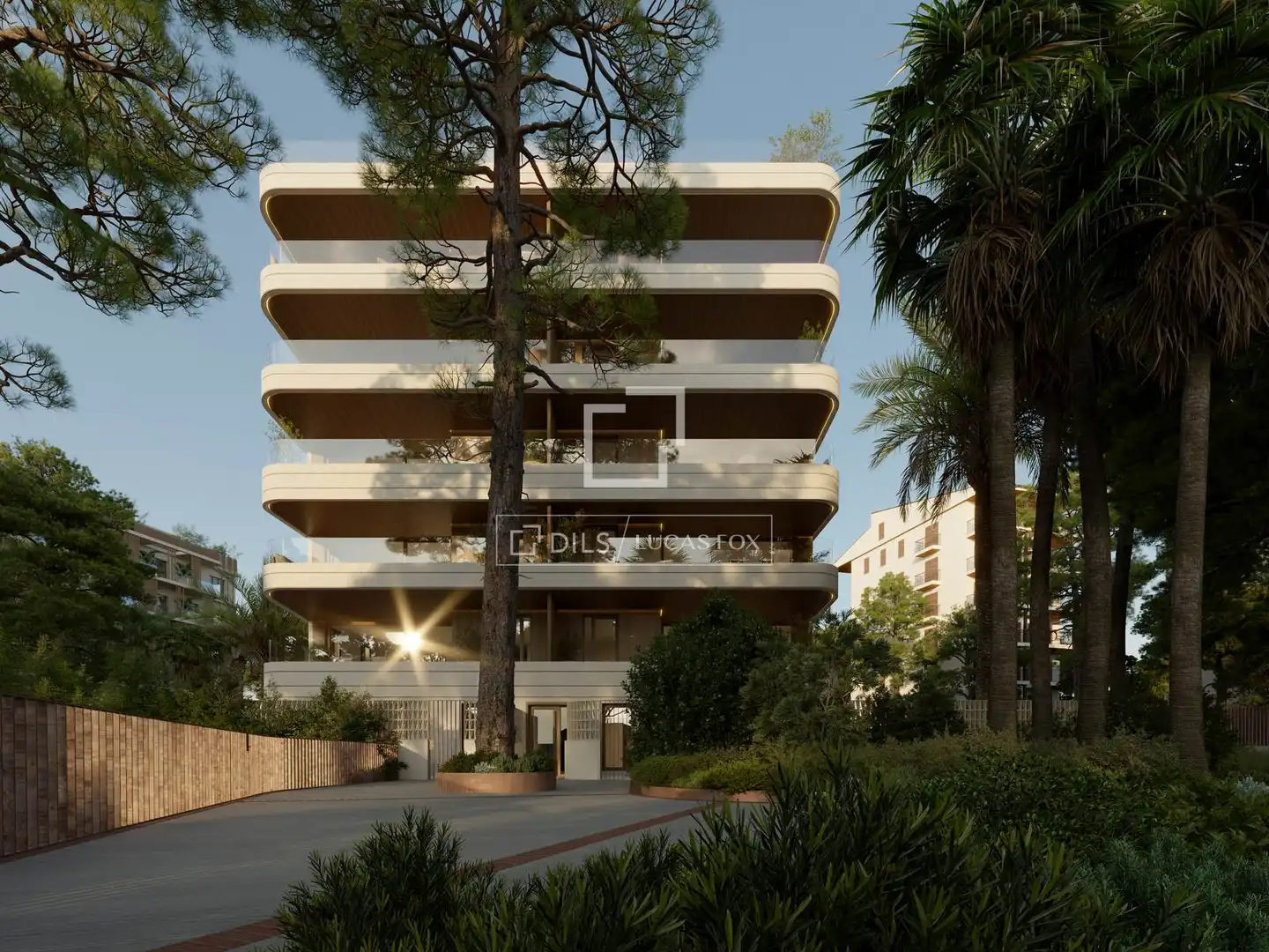 Exterior view of Flat for sale in Benicasim / Benicàssim  with Air Conditioner, Private garden and Terrace