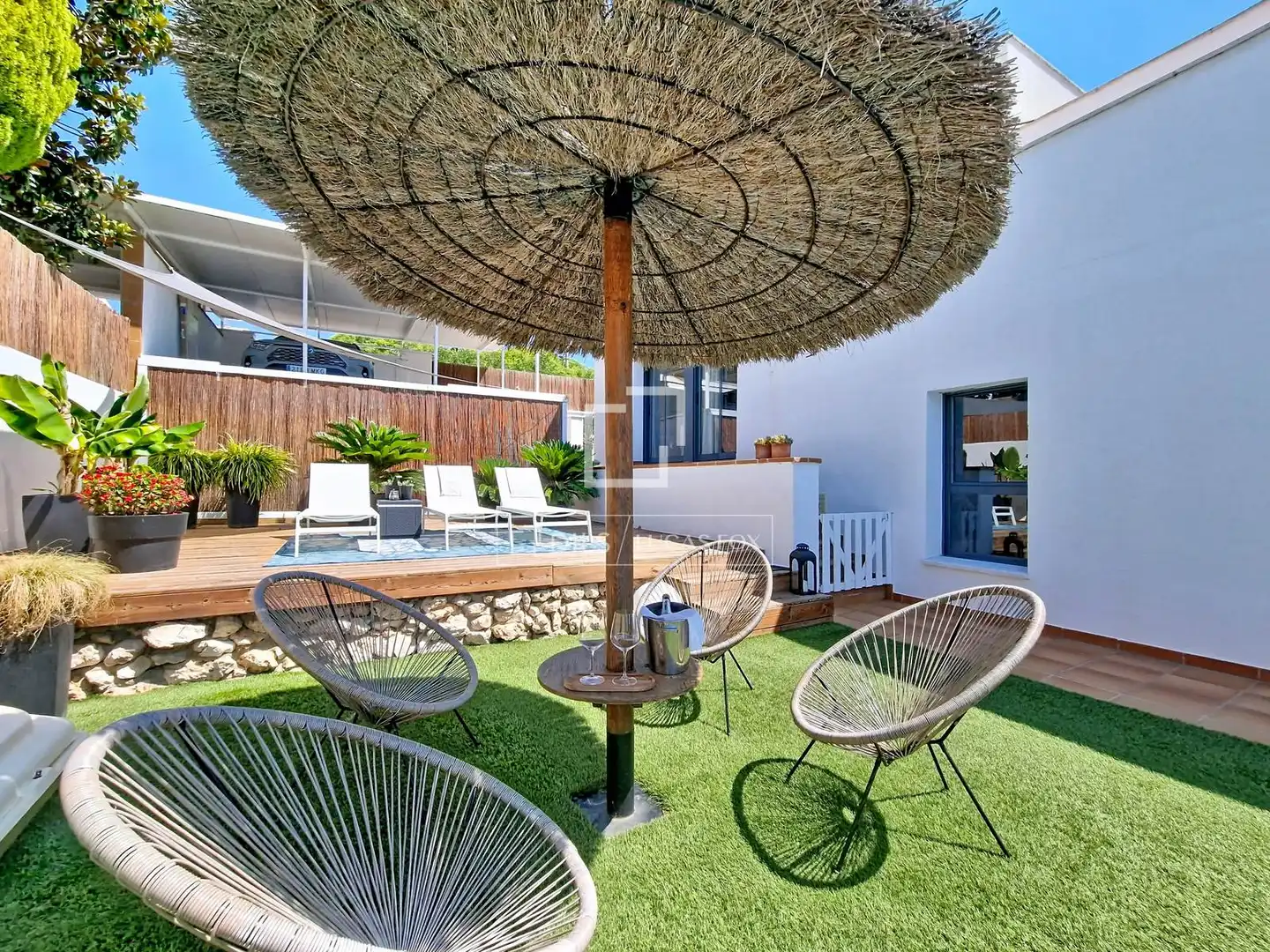 Terrassa de Casa o xalet en venda en Calafell amb Aire condicionat, Calefacció i Jardí privat
