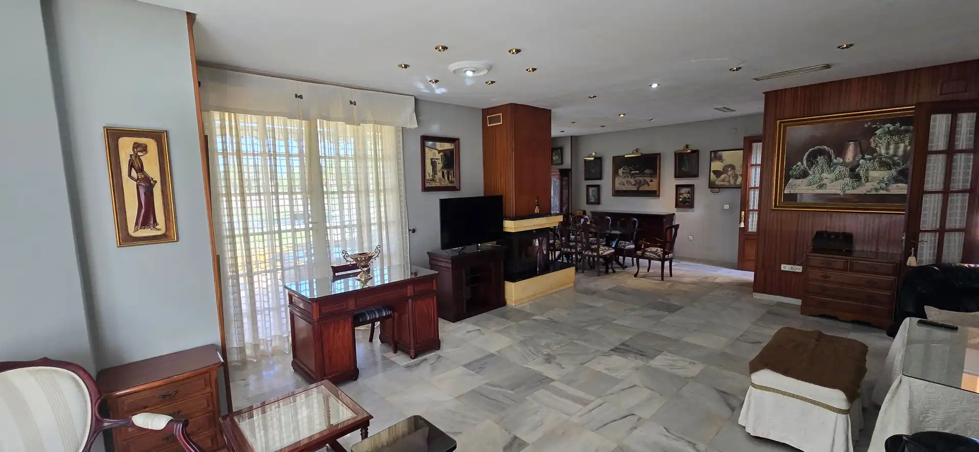 Living room of Houses for sale in Jerez de la Frontera  with Air Conditioner, Private garden and Terrace