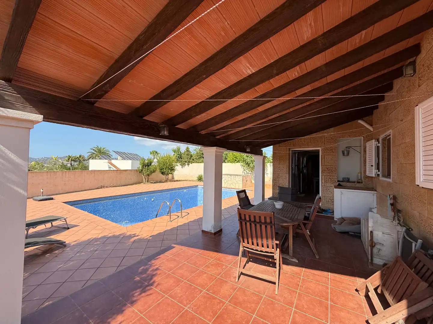 Piscina de Casa o xalet en venda en Sant Josep de sa Talaia amb Aire condicionat, Calefacció i Terrassa