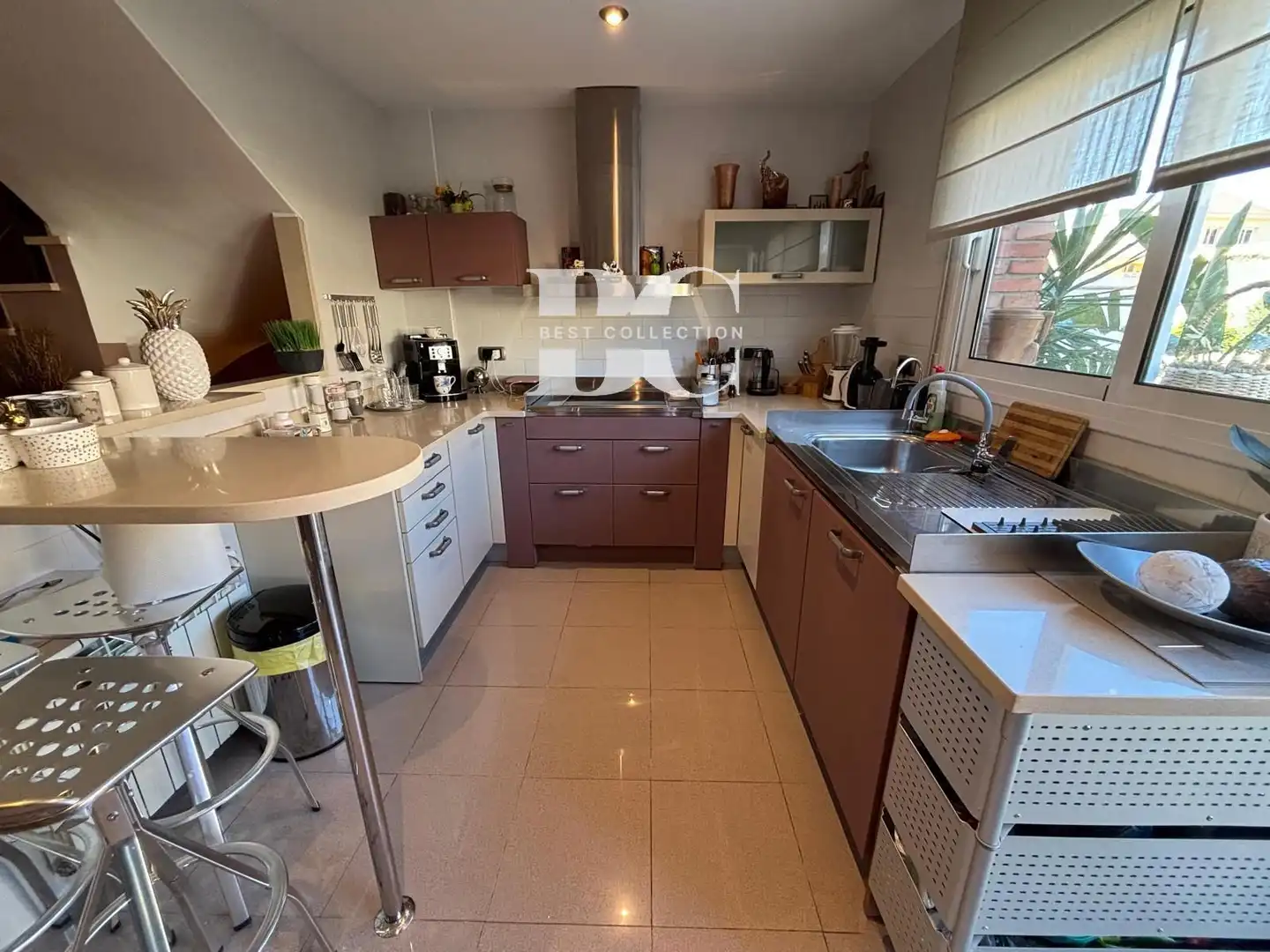 Cocina de Casa adosada en venta en Lloret de Mar con Aire acondicionado, Calefacción y Jardín privado
