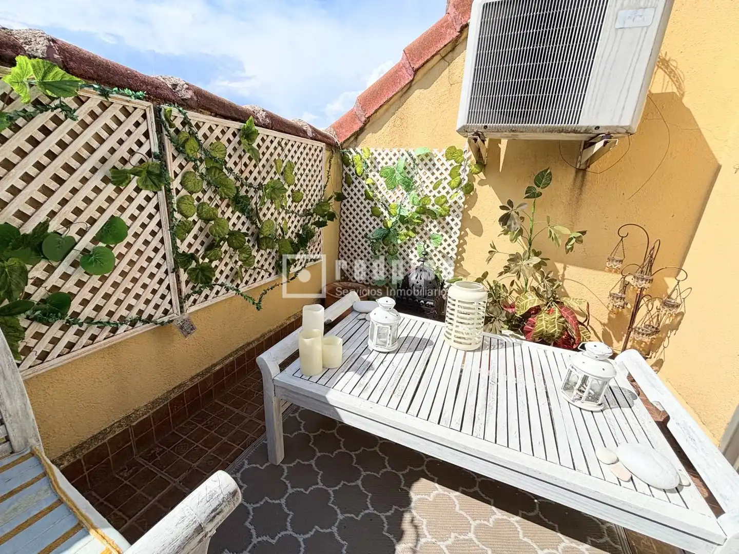 Terraza de Casa o chalet en venta en Colmenar Viejo con Aire acondicionado, Calefacción y Jardín privado