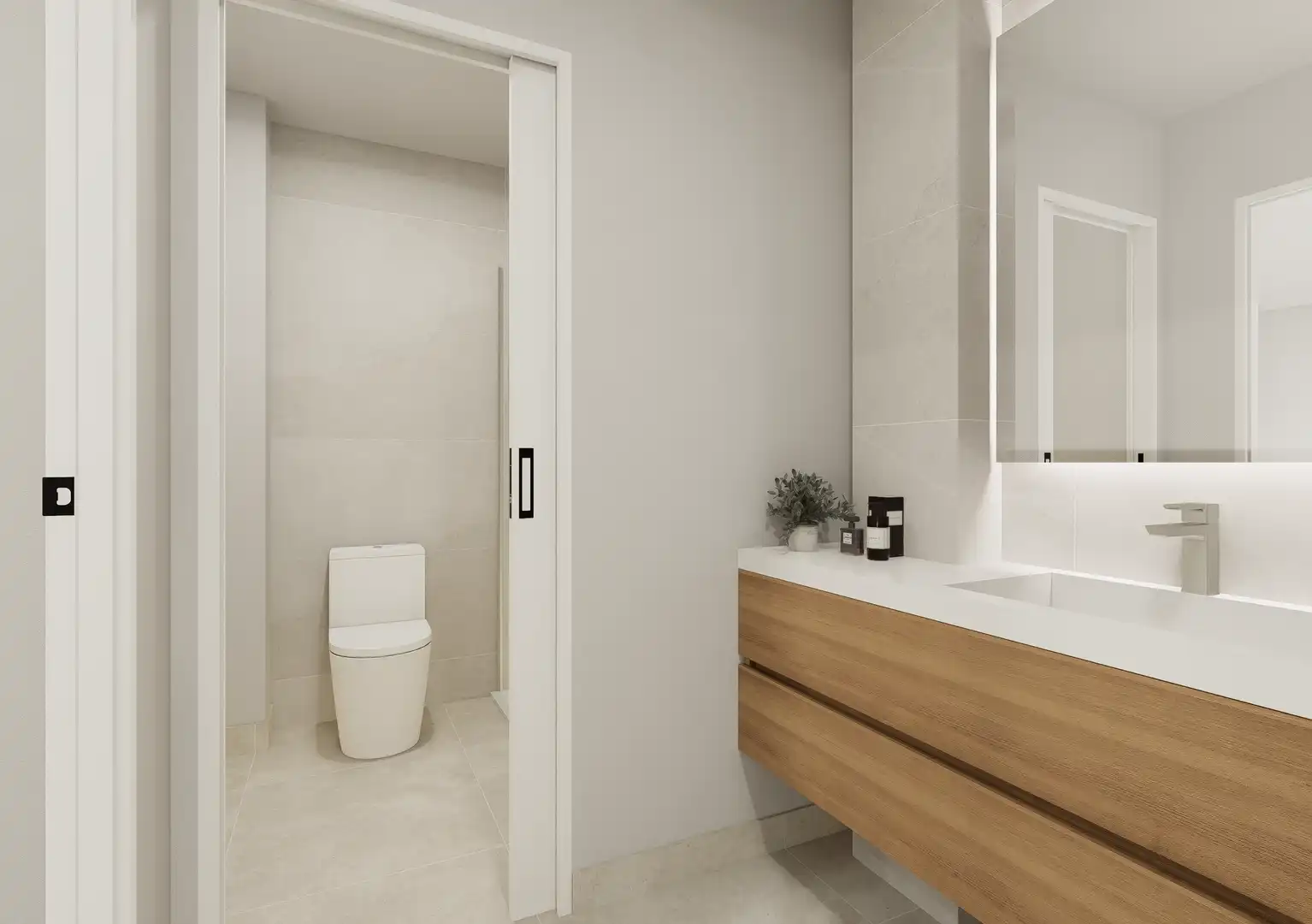 Bathroom of Flat for sale in Inca  with Air Conditioner, Heating and Terrace