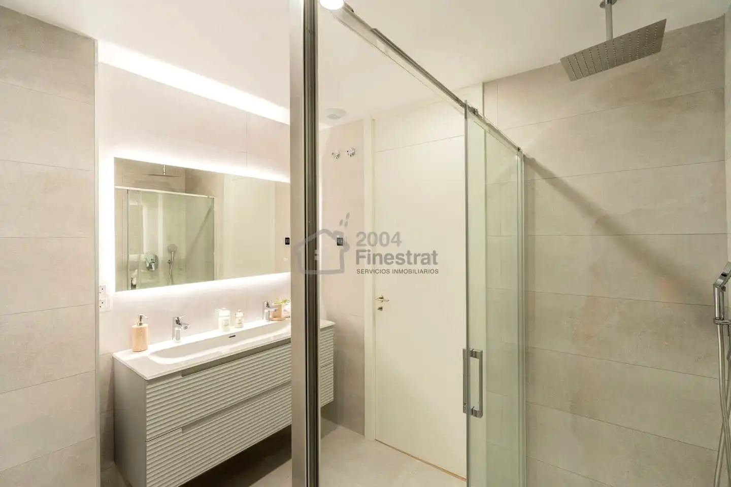 Baño de Casa adosada en venta en La Nucia con Aire acondicionado, Jardín privado y Terraza
