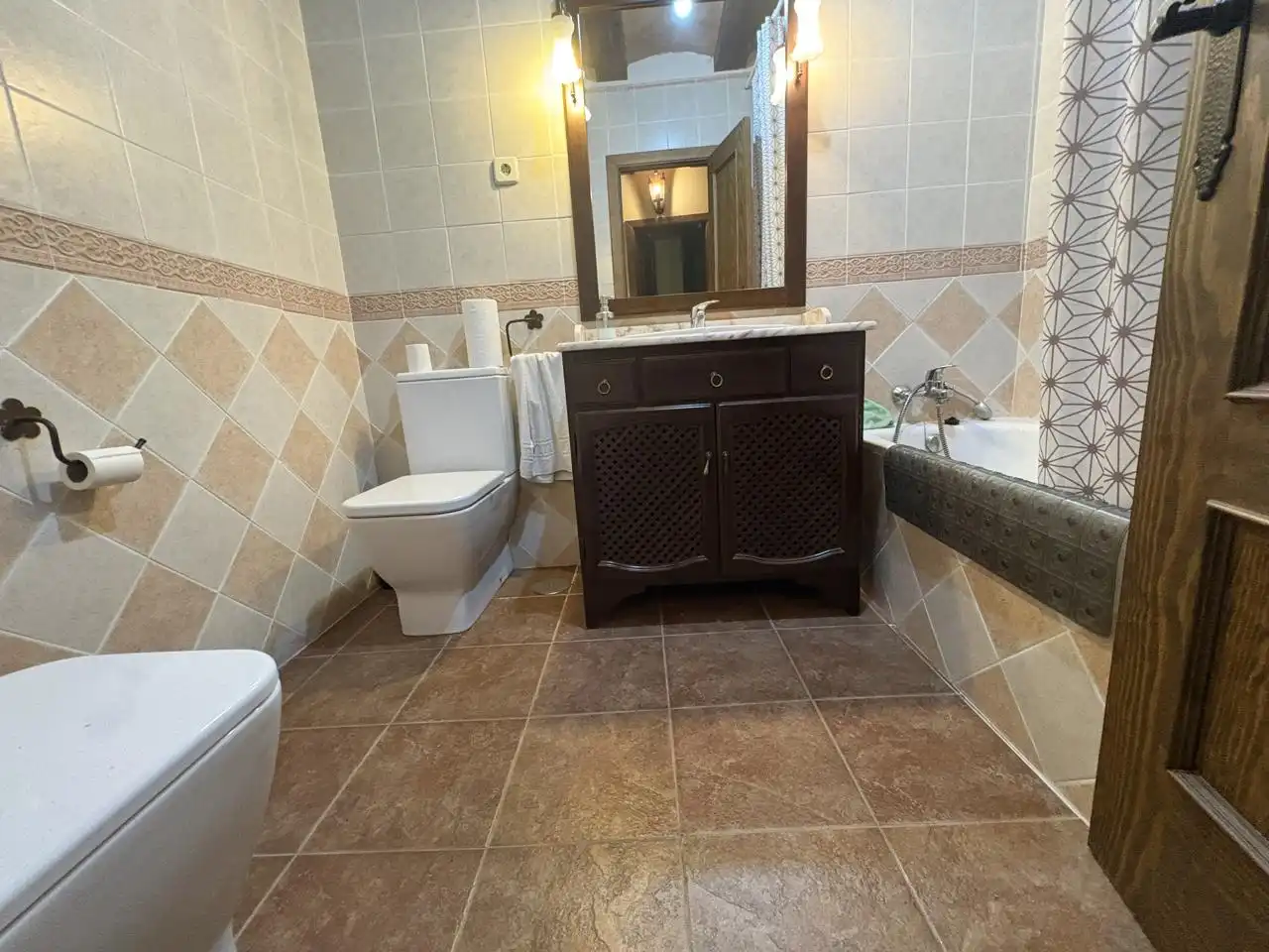 Bathroom of Detached homes for rent in El Berrueco  with Heating, Private garden and Storage room