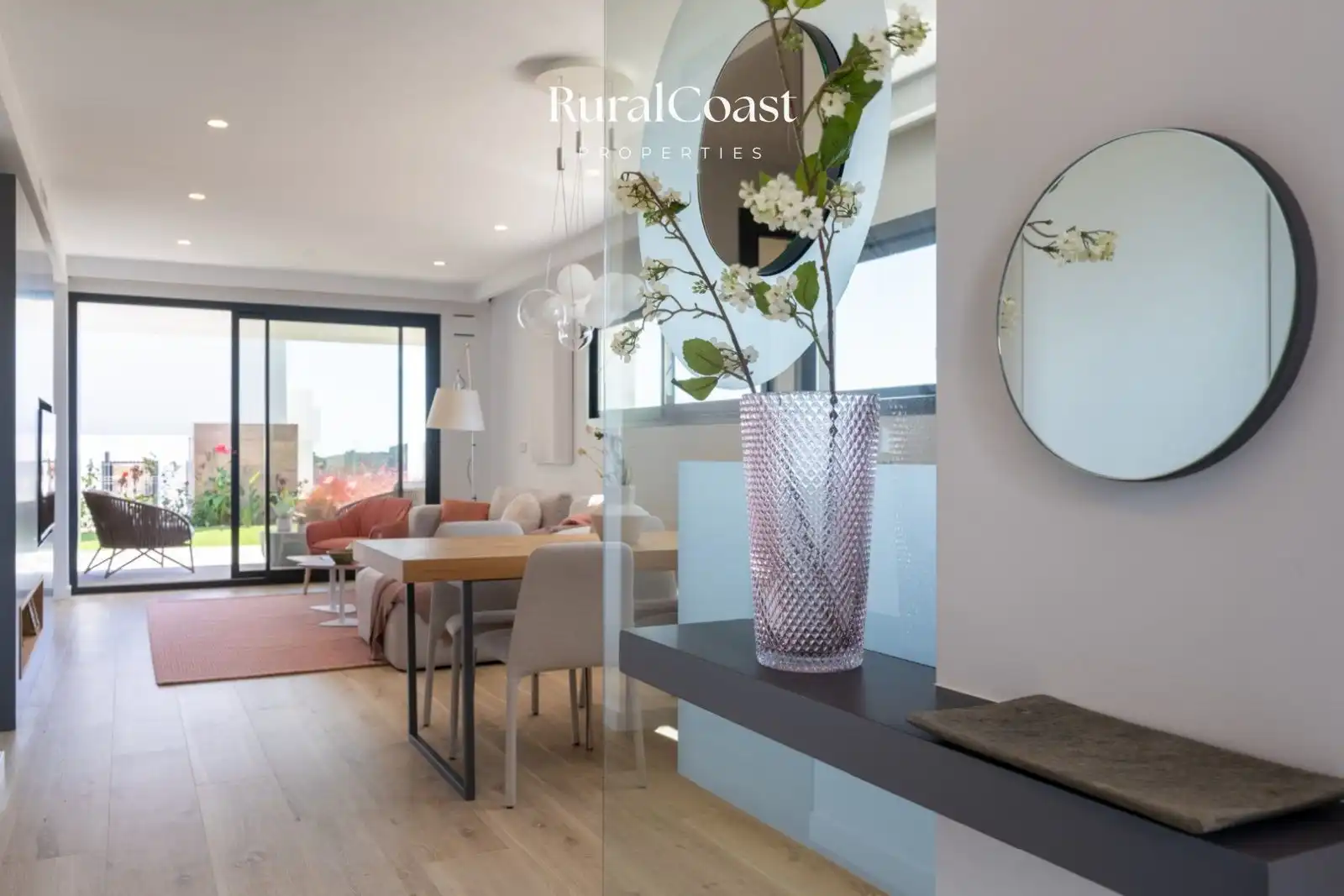 Sala de estar de Dúplex en venta en Benitachell / El Poble Nou de Benitatxell con Aire acondicionado, Calefacción y Terraza