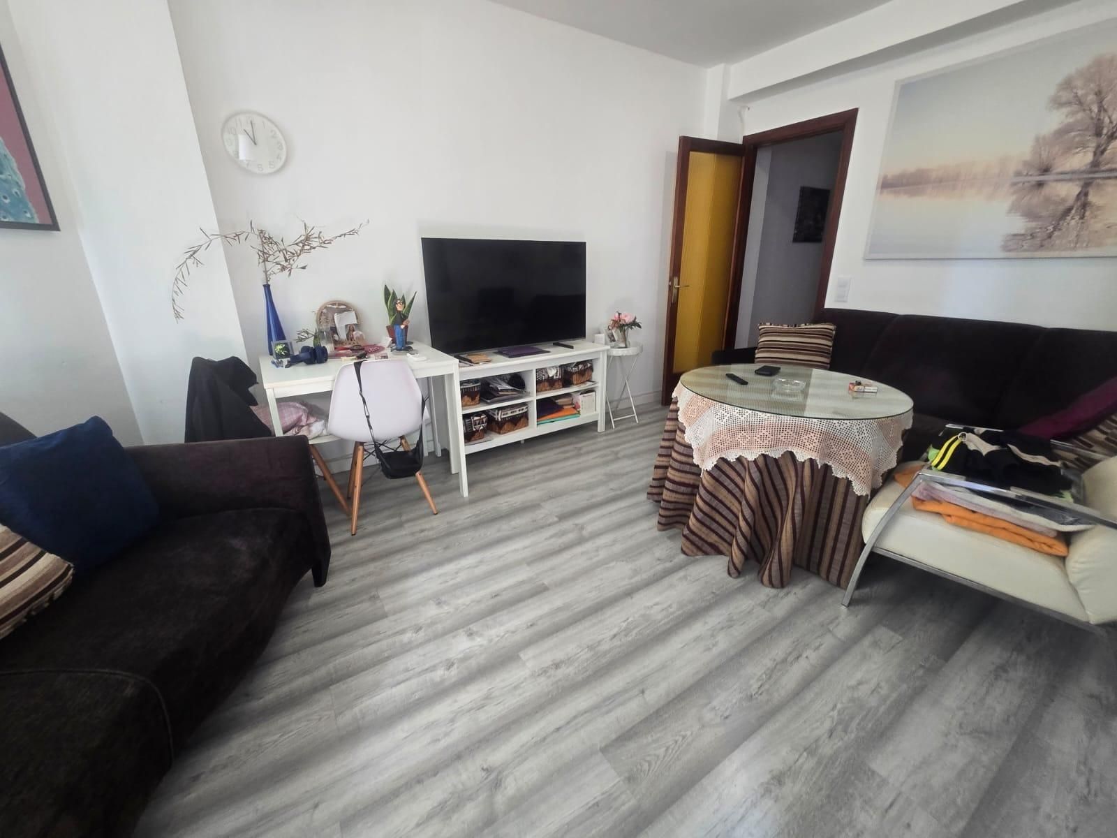 Sala de estar de Apartamento en venta en Llucmajor con Aire acondicionado, Parquet y Terraza