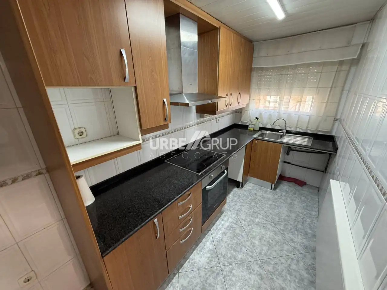 Kitchen of Flat for rent in Terrassa  with Heating and Balcony