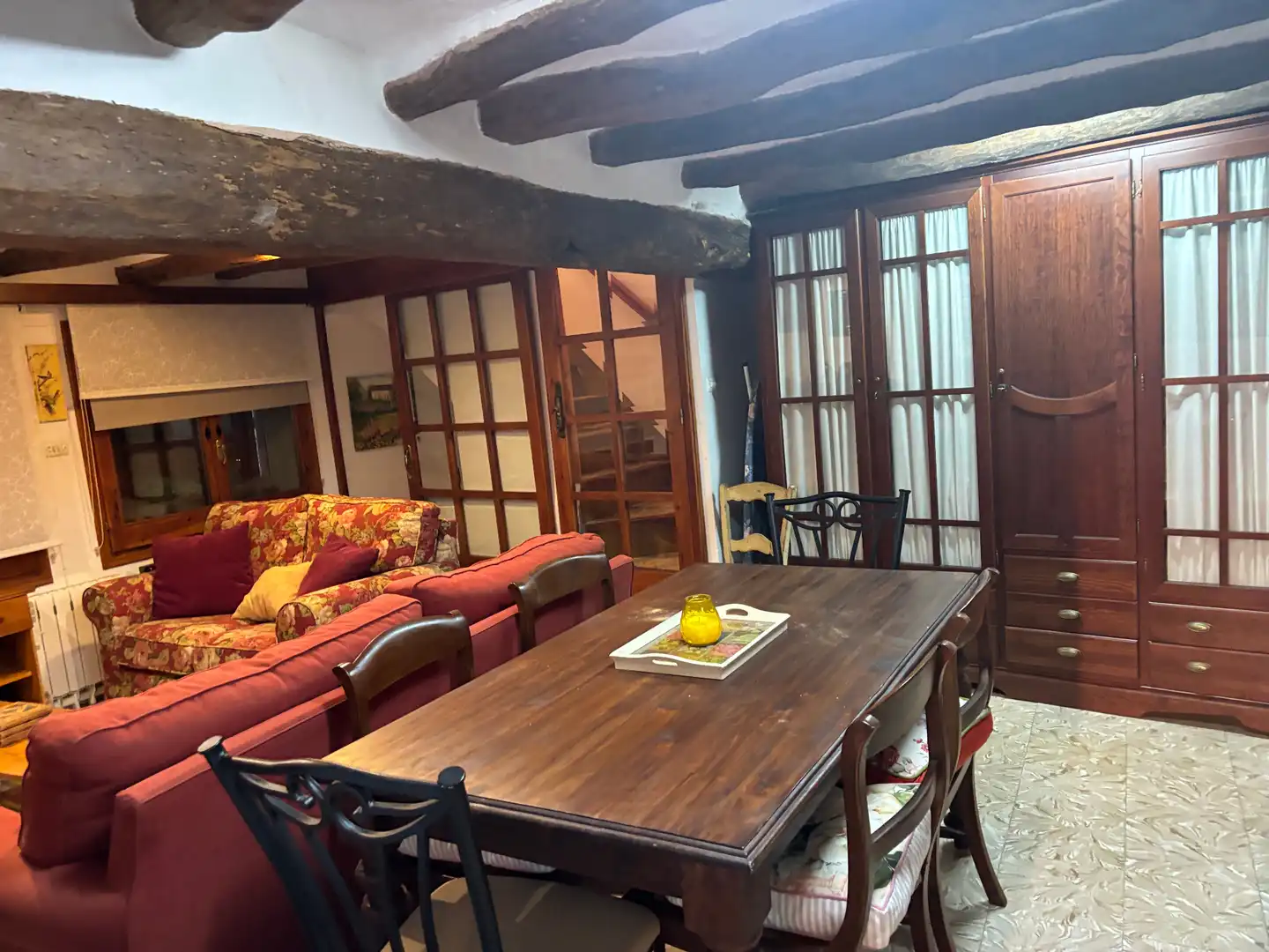 Sala de estar de Finca rústica en venta en Tivissa con Amueblado
