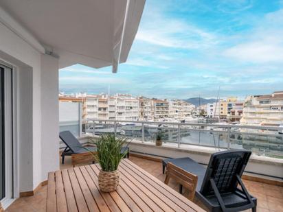 Terrace of Flat for sale in Empuriabrava  with Air Conditioner and Terrace