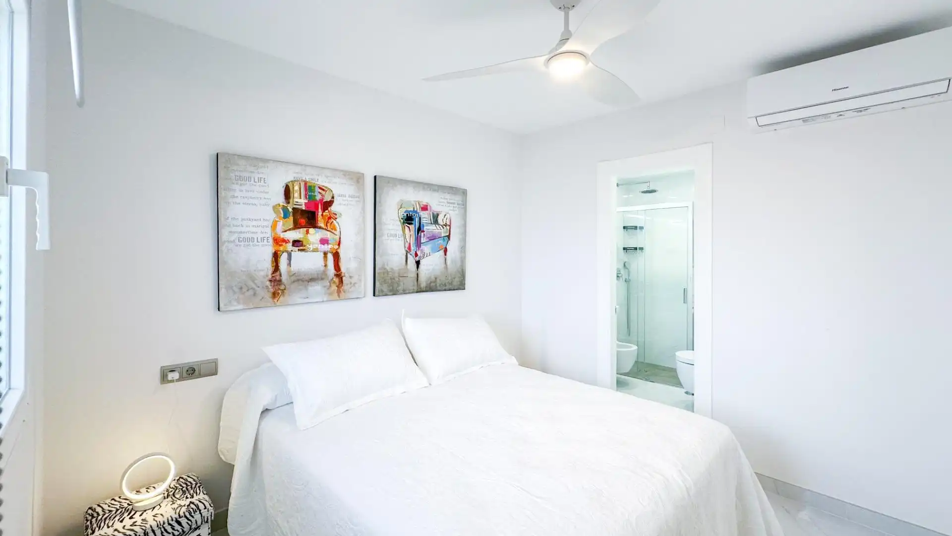 Habitación de Piso de alquiler en Málaga con Aire acondicionado, Jardín privado y Terraza