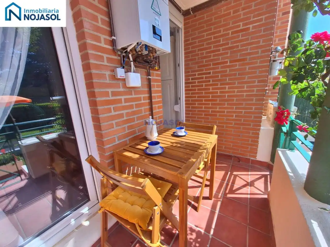 Balcony of Apartments for rent in Noja  with Heating, Private garden and Terrace