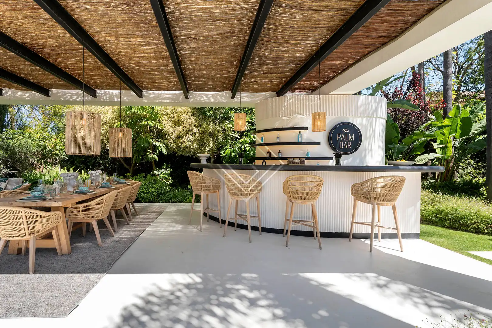 Terraza de Casa o chalet en venta en Marbella con Aire acondicionado, Jardín privado y Terraza