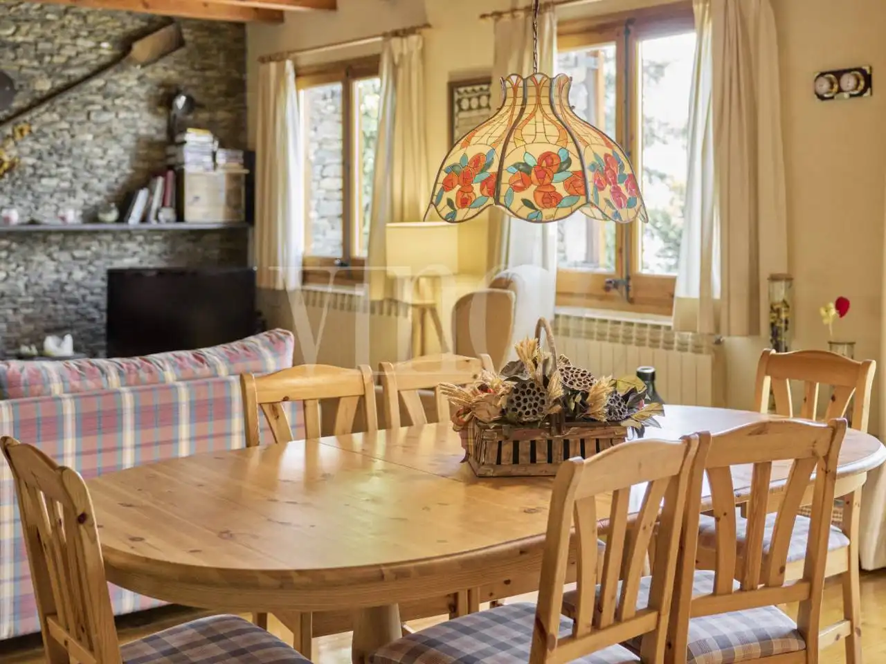 Dining room of Houses for sale in Puigcerdà  with Heating, Private garden and Parquet flooring