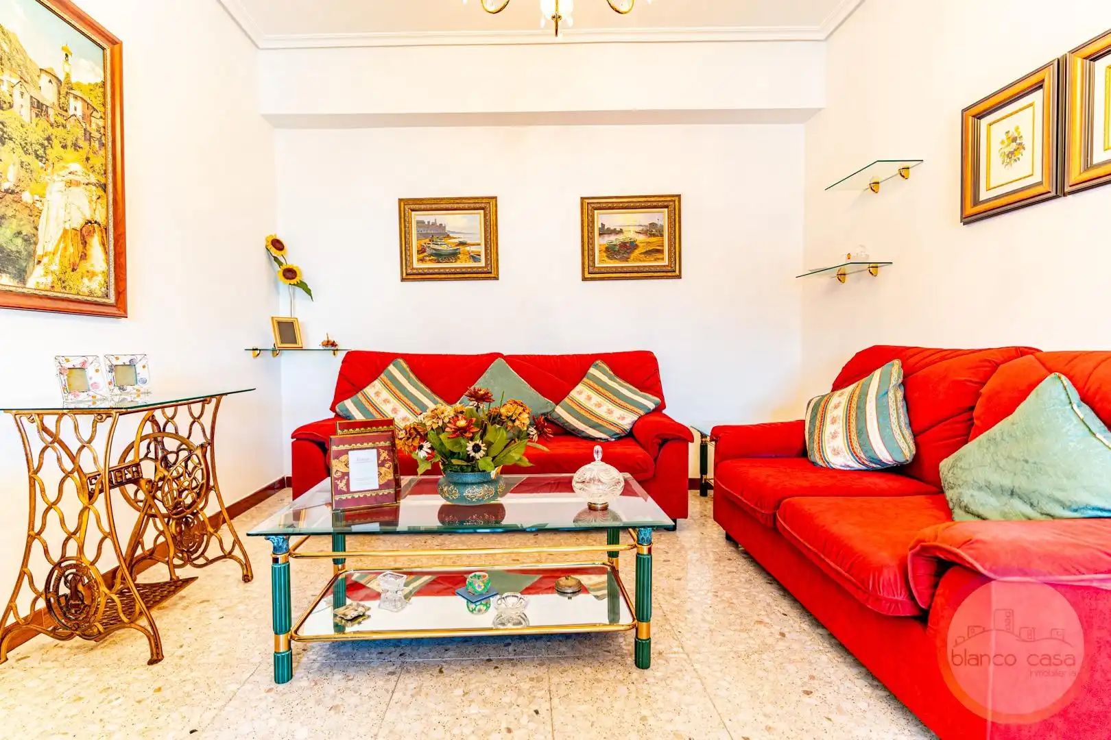 Living room of Flat for sale in Carballo  with Heating, Terrace and Storage room