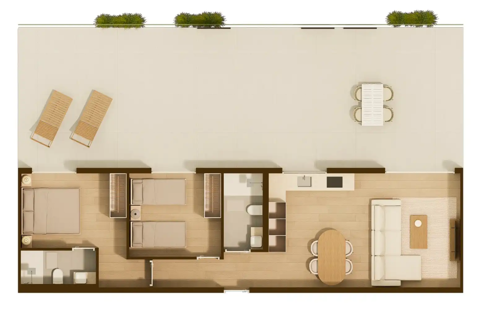 New build Apartment with terrace for sale in Carrer Soria
