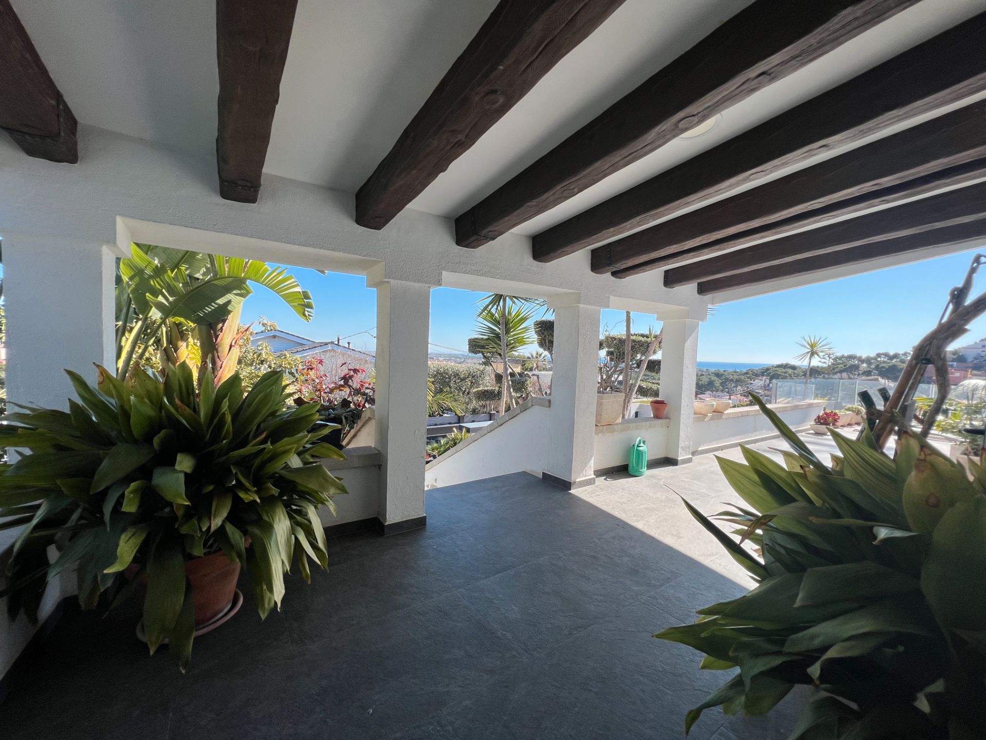 Exterior view of House or chalet to rent in Castelldefels  with Air Conditioner, Heating and Private garden
