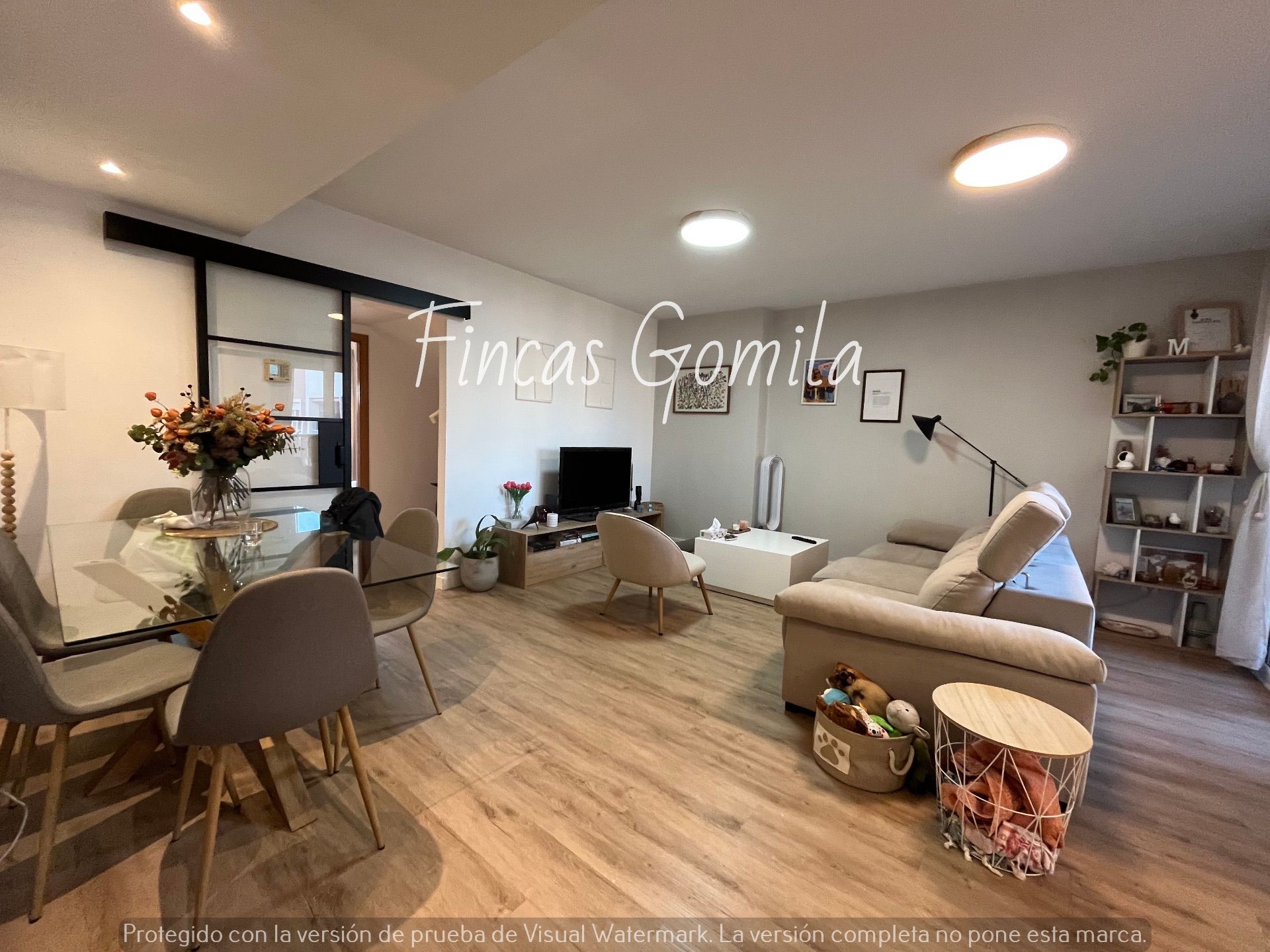 Living room of Duplex for sale in Es Castell  with Air Conditioner and Community pool