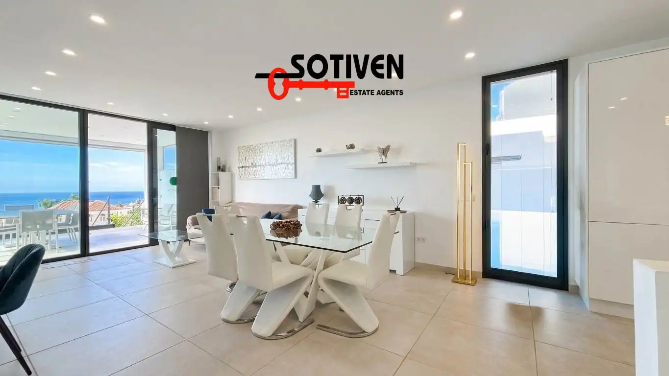 Living room of Houses for sale in Adeje  with Private garden, Terrace and Swimming Pool
