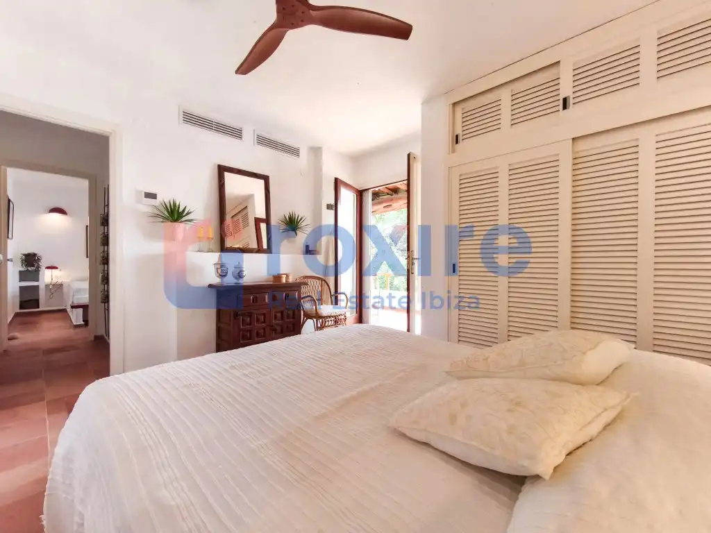 Bedroom of Houses for rent in Sant Josep de sa Talaia  with Air Conditioner, Private garden and Terrace