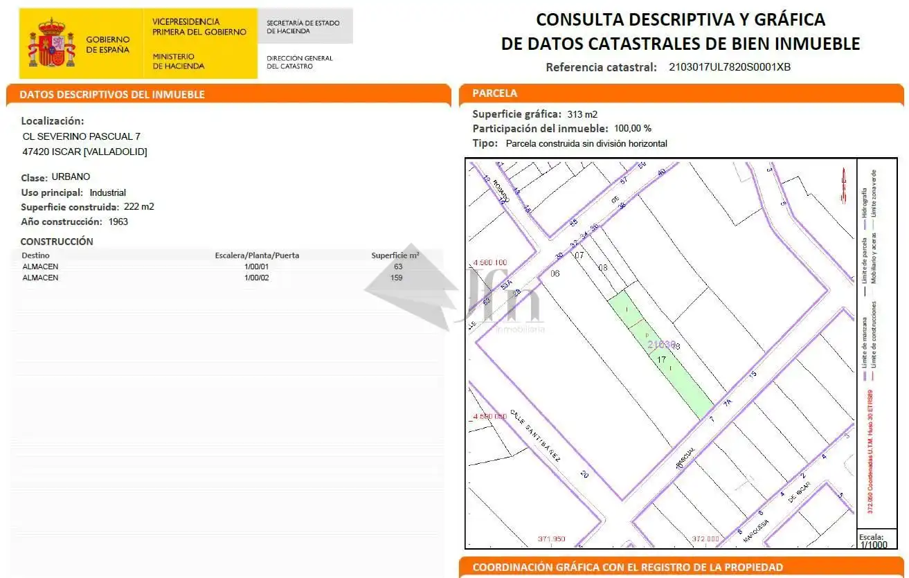 Residencial en venta en Íscar