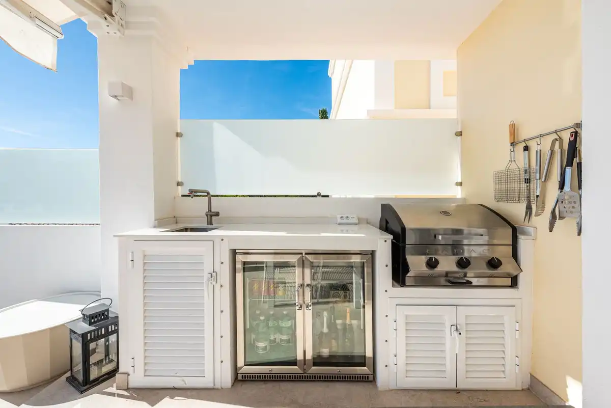 Terrace of Detached homes for sale in Marbella  with Air Conditioner, Terrace and Community pool