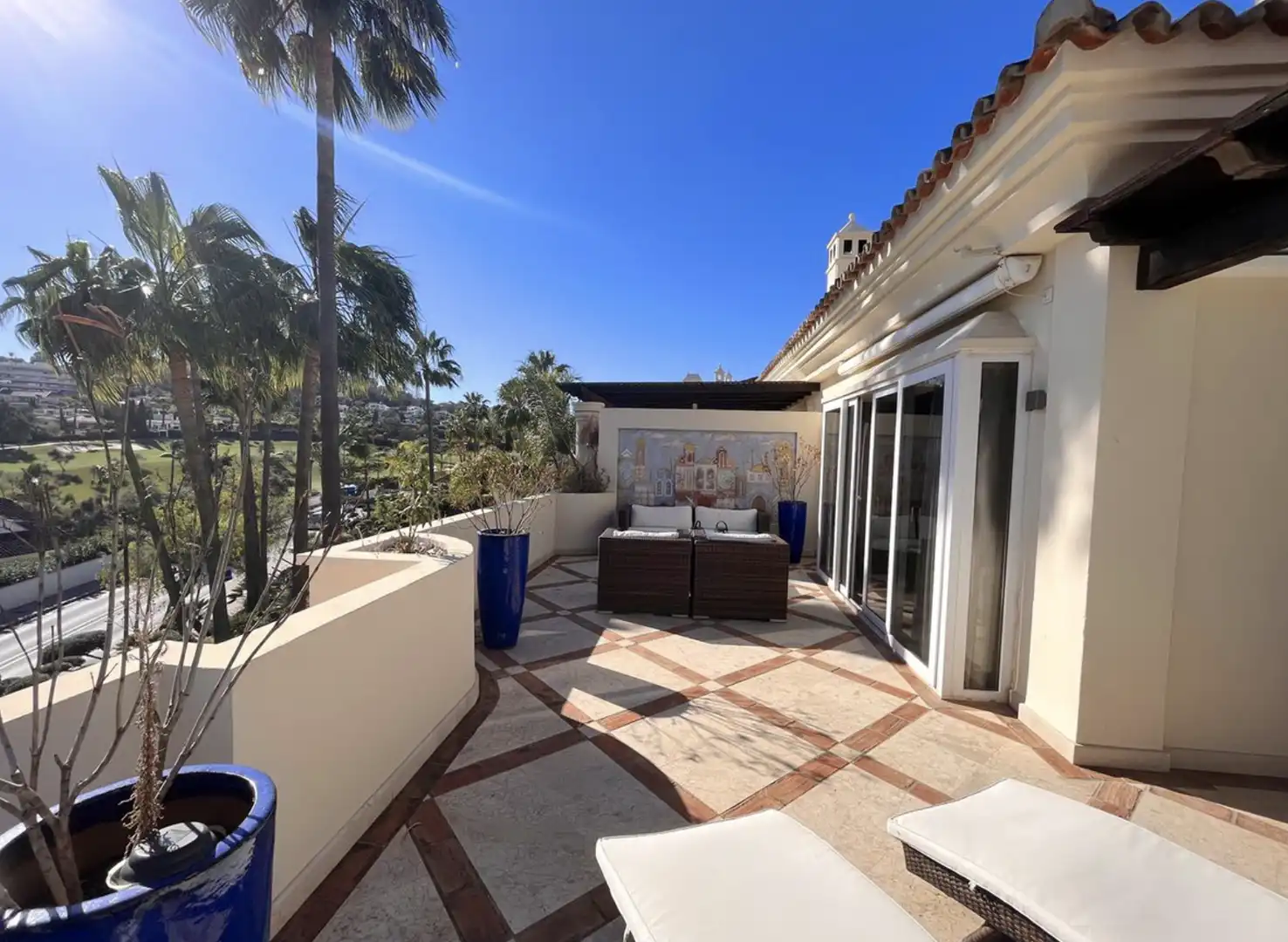 Terraza de Ático en venta en Marbella con Aire acondicionado, Terraza y Amueblado