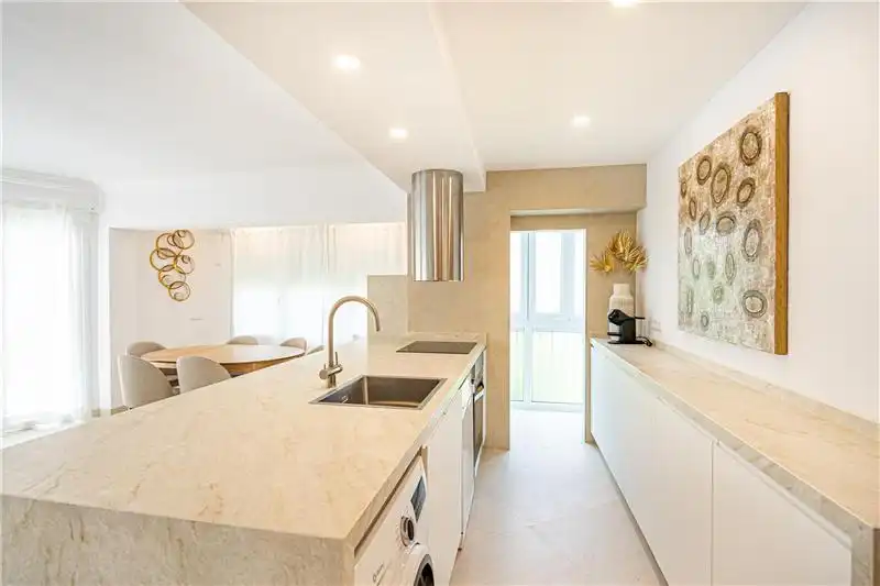 Kitchen of Flat for rent in  Palma de Mallorca  with Air Conditioner, Furnished and Balcony