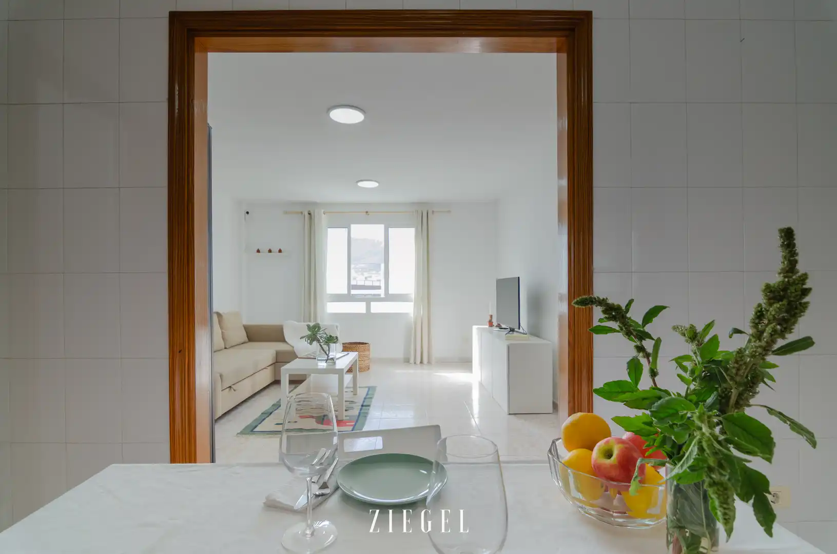 Living room of Flat for rent in Arucas  with Furnished and Pets allowed