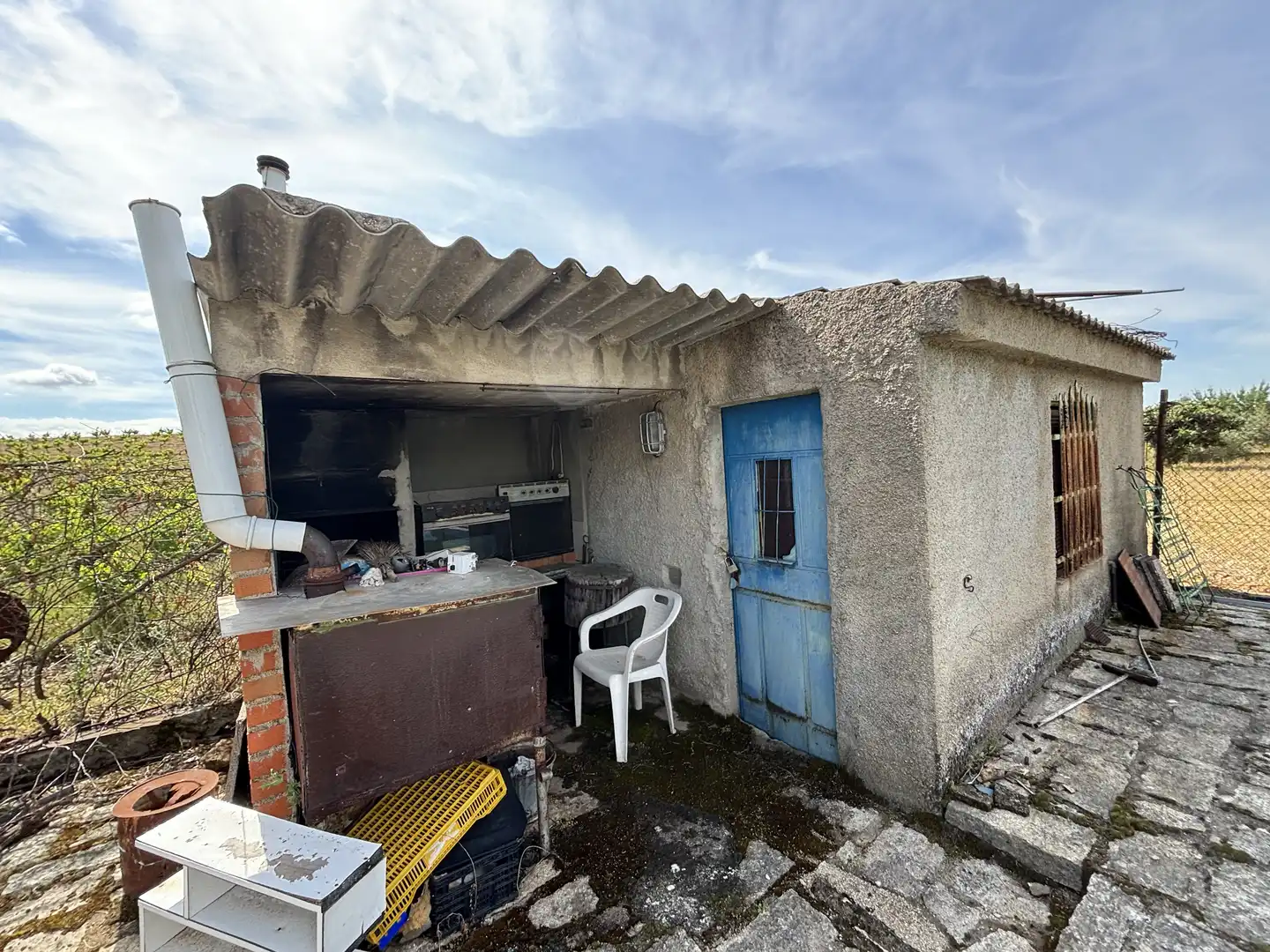 Vista exterior de Finca rústica en venta en Villa del Prado con Aire acondicionado, Calefacción y Amueblado