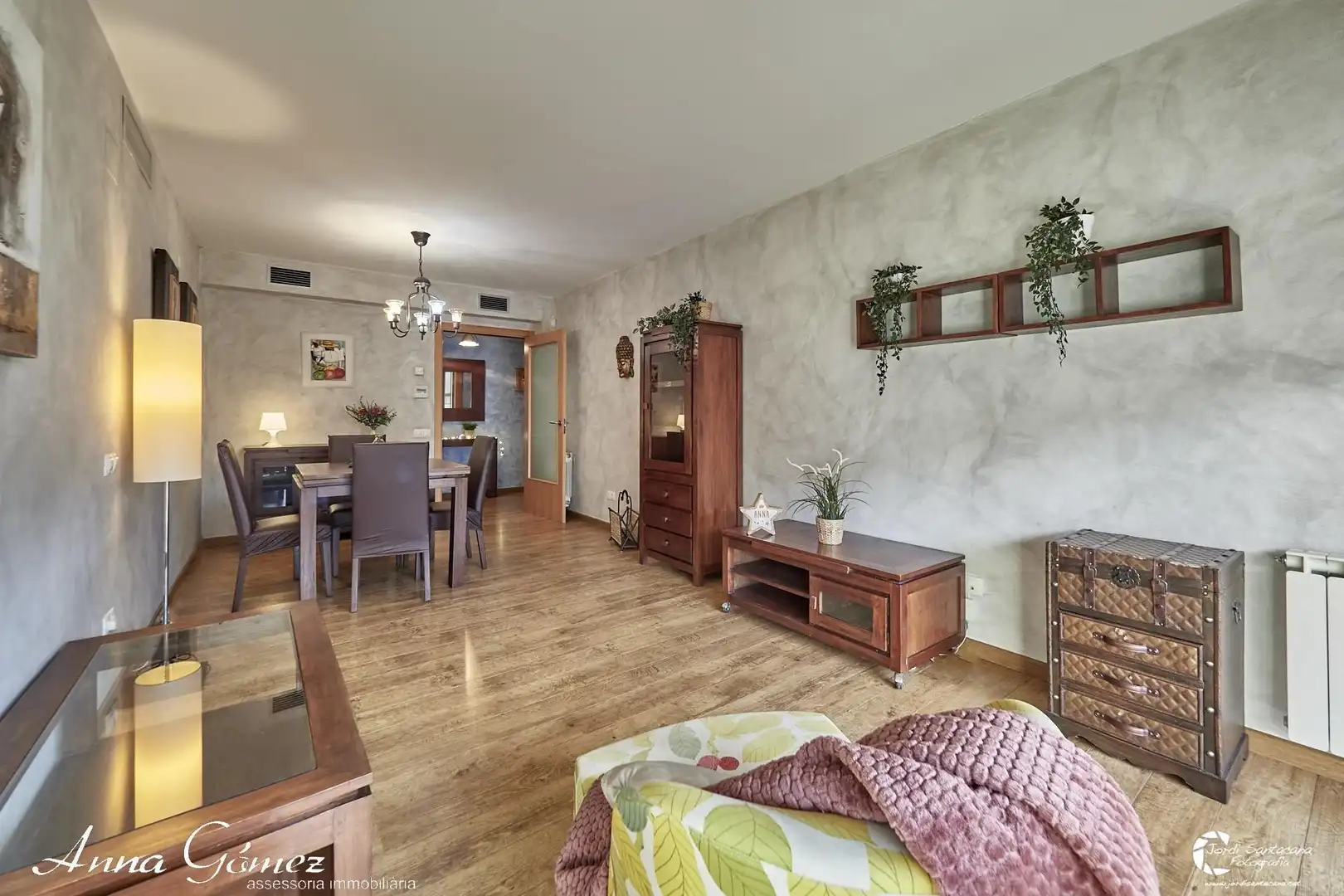 Sala de estar de Planta baja en venta en El Vendrell con Calefacción, Parquet y Terraza