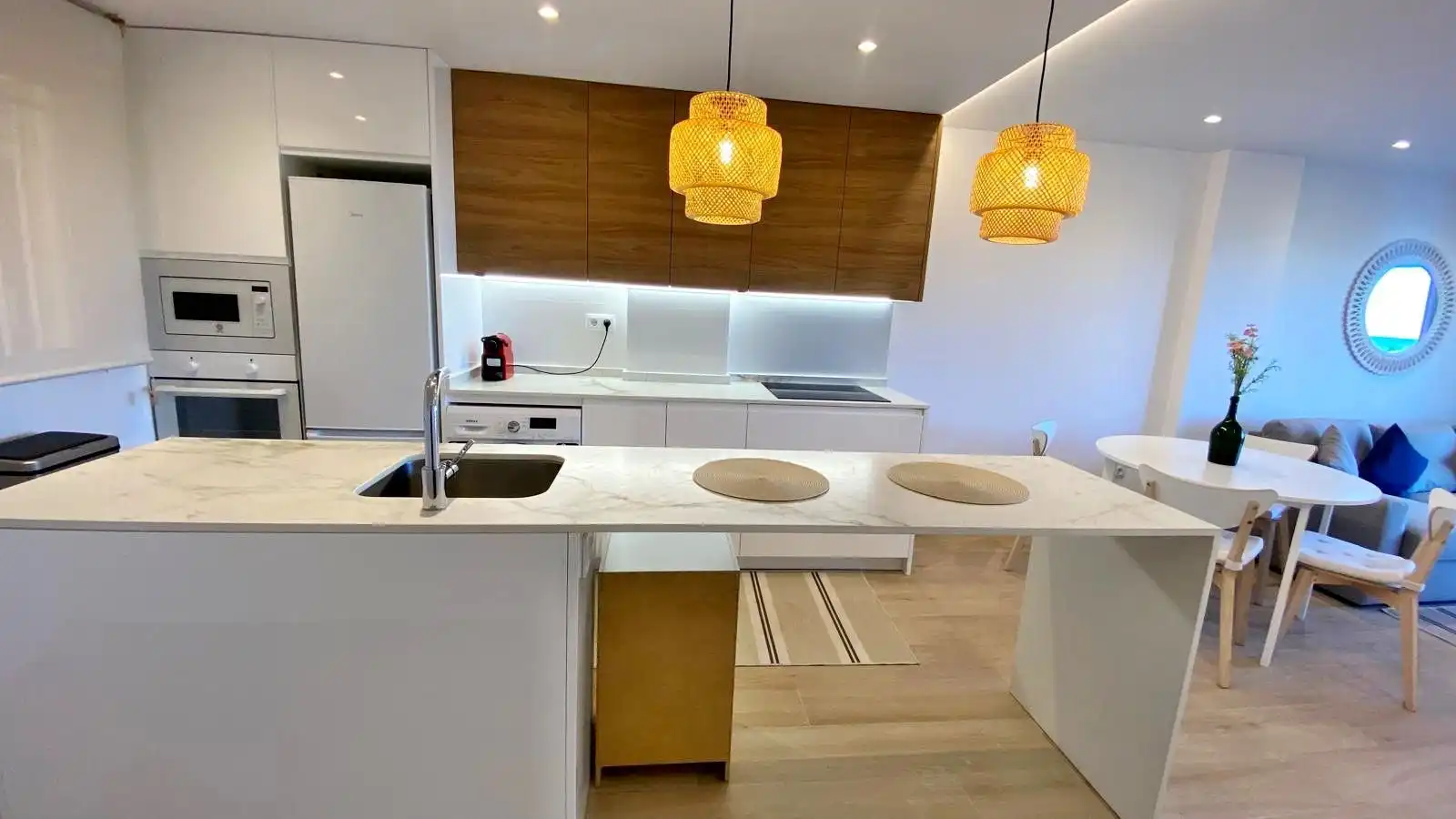 Cocina de Apartamento en venta en Dénia con Aire acondicionado, Calefacción y Terraza
