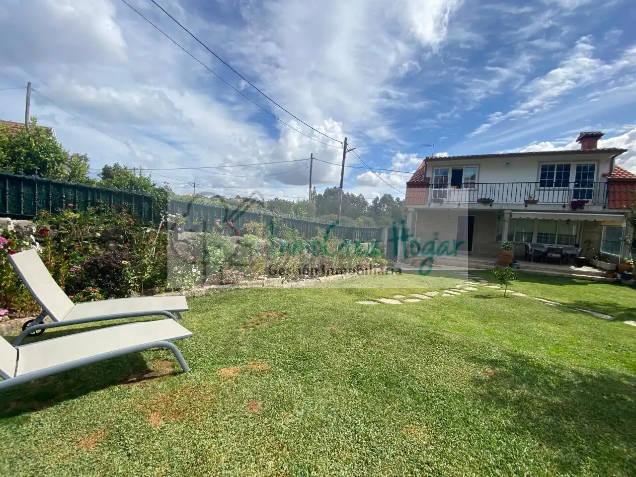 Jardí de Casa o xalet en venda en Vigo  amb Calefacció, Jardí privat i Terrassa