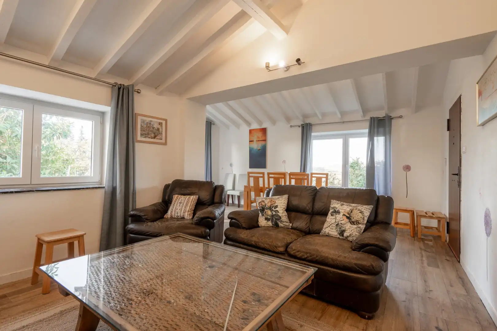 Sala d'estar de Casa o xalet en venda en Fuengirola amb Aire condicionat, Jardí privat i Terrassa